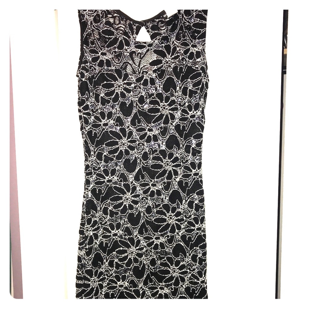 Sparkley Lacey mini dress